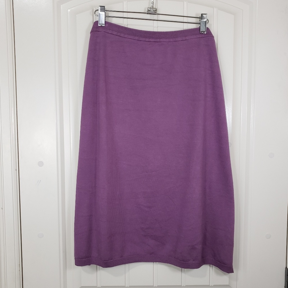 NWT Spiegel Silk Blend Stretch Lavender Skirt